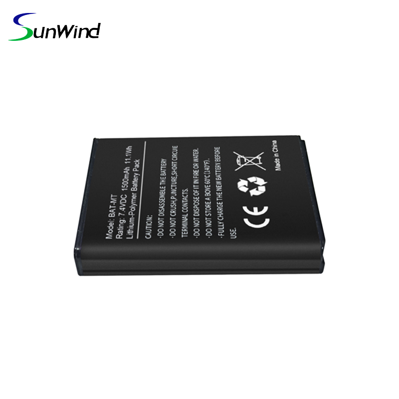 Rechargeable li-polymer battery for Bluebird BAT-MT pos terminal battery 1500mah 7.4V